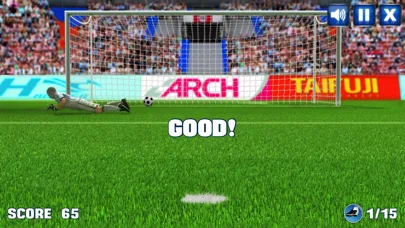 ภาพหน้าจอของ Penalty Kicks Pro