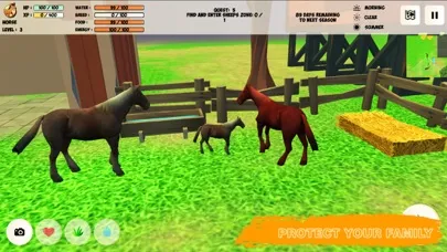 Captures d'écran de Farm Animals Horse Simulator