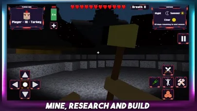 Capturas de tela do Space Block Craft