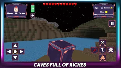 Capturas de tela do Space Block Craft