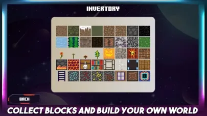Capturas de tela do Space Block Craft