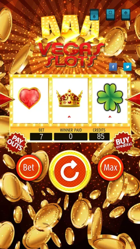 Captures d'écran de AAA Vegas Slots - Lucky Las Vegas Slot Game