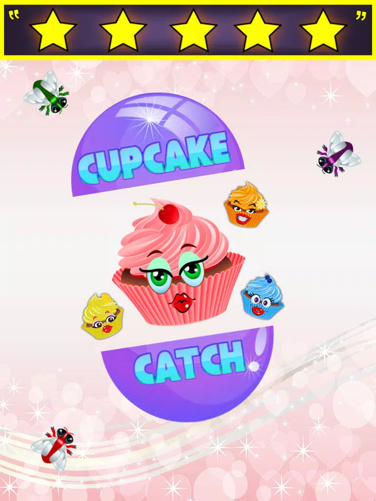 Cupcake Catch - Sweet Pretty Cool Glitter Cake Catching Fun for Girls Hot Top Maker Making Smile Happy Love Sprinkles Rainbow Smart Super Color Catcher Amazing Endless Hot Market Bakery Rush Dash Temple Saga Treat Make Game iPad 应用截图