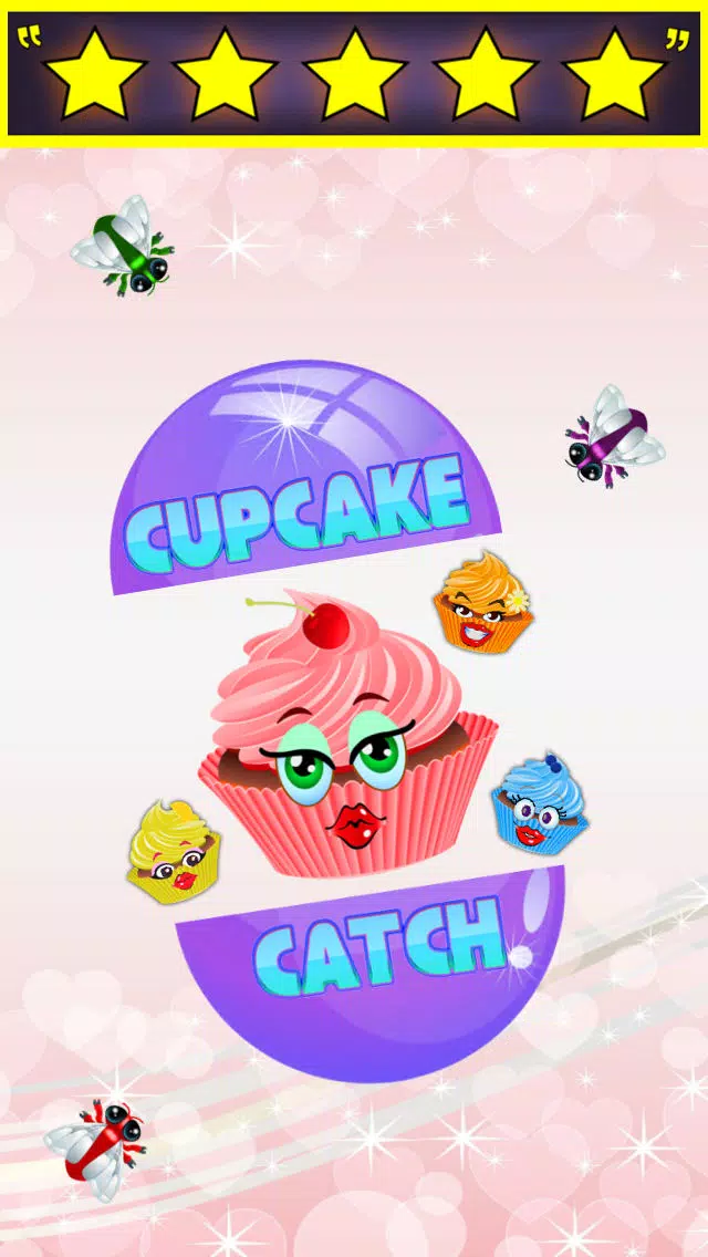Cupcake Catch - Sweet Pretty Cool Glitter Cake Catching Fun for Girls Hot Top Maker Making Smile Happy Love Sprinkles Rainbow Smart Super Color Catcher Amazing Endless Hot Market Bakery Rush Dash Temple Saga Treat Make Game应用截图