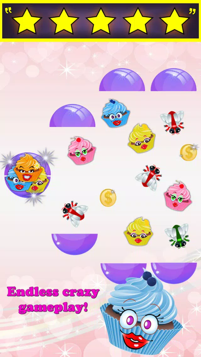 Cupcake Catch - Sweet Pretty Cool Glitter Cake Catching Fun for Girls Hot Top Maker Making Smile Happy Love Sprinkles Rainbow Smart Super Color Catcher Amazing Endless Hot Market Bakery Rush Dash Temple Saga Treat Make Game应用截图