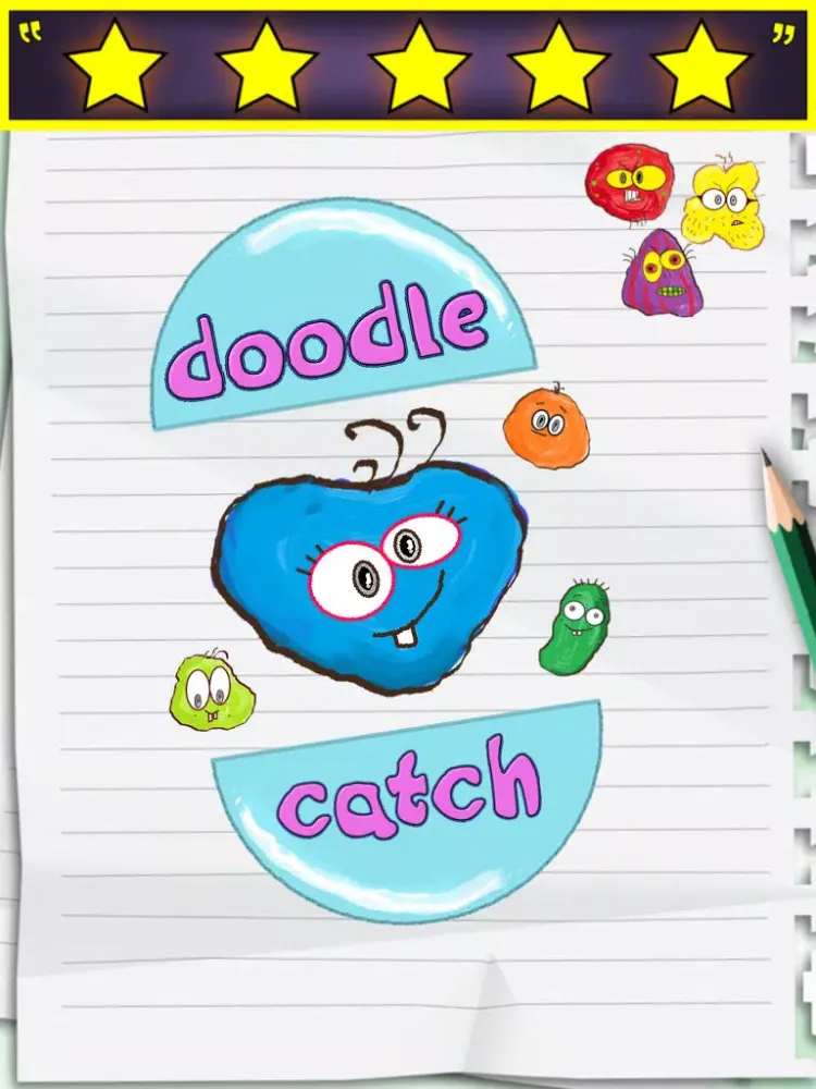 Capturas de pantalla de Doodle Catch - Fun Shoot The Bad Guy Game iPad 