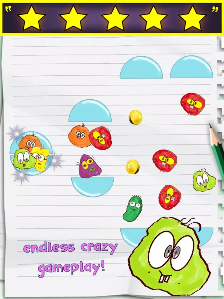 Capturas de pantalla de Doodle Catch - Fun Shoot The Bad Guy Game iPad 