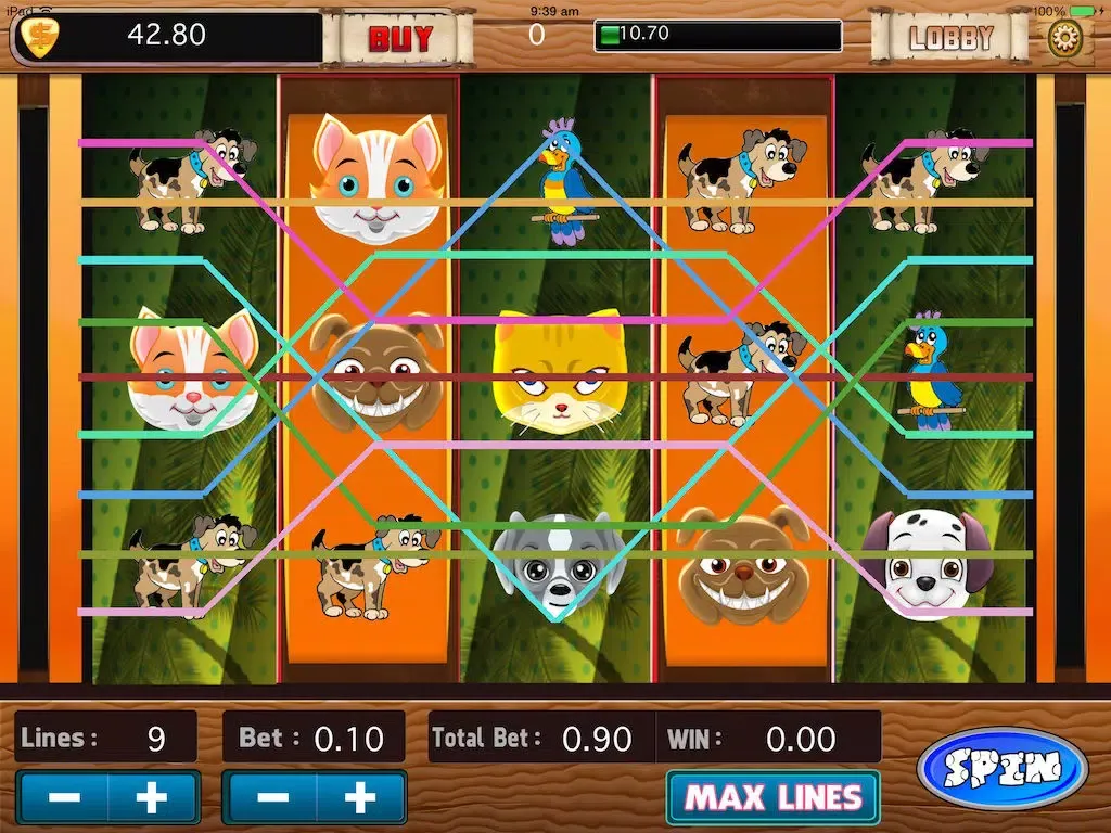 ภาพหน้าจอของ Pretty Pink Slots - Sweet Candy Slot Fun Game iPad 