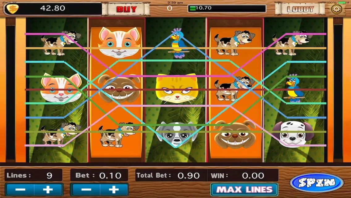 ภาพหน้าจอของ Pretty Pink Slots - Sweet Candy Slot Fun Game