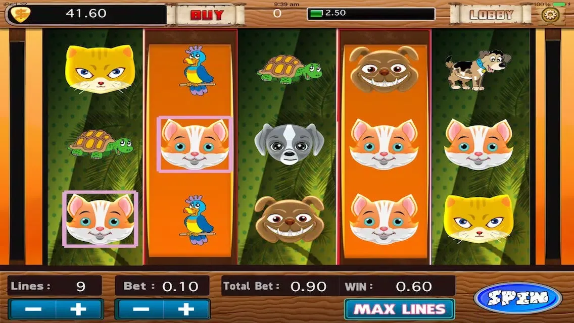 ภาพหน้าจอของ Pretty Pink Slots - Sweet Candy Slot Fun Game