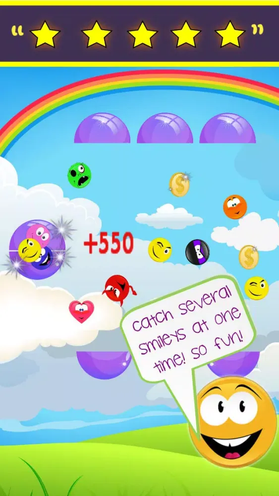 Screenshot di Smiley Catch