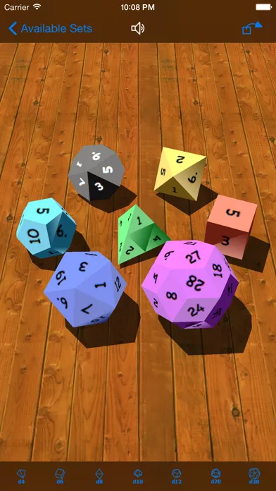 Tangkapan layar Dice Creator