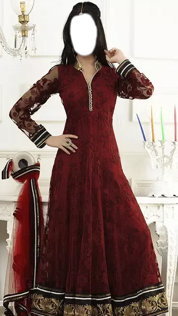 Girl Dress Photo Frame سکرین شاٹس