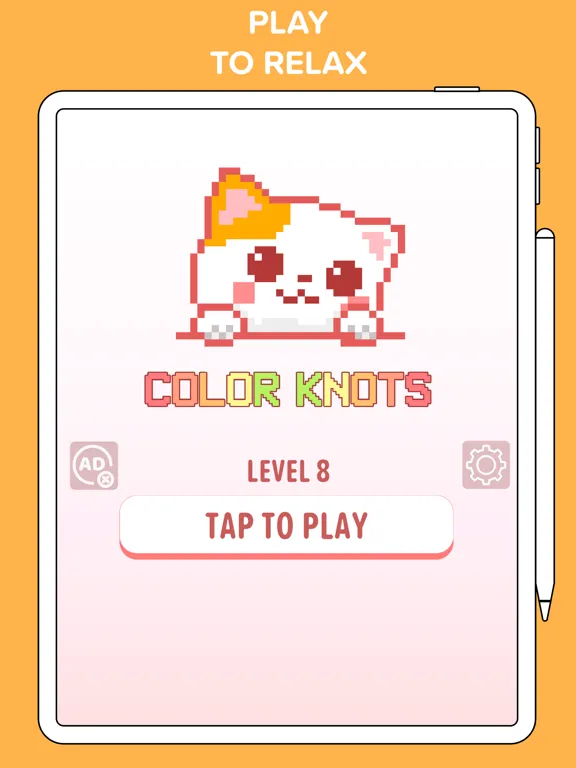 Tangkapan layar Color Knots Puzzle iPad 