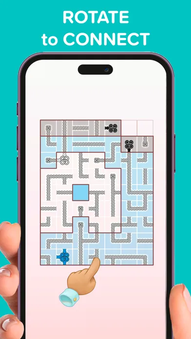 Tangkapan layar Color Knots Puzzle
