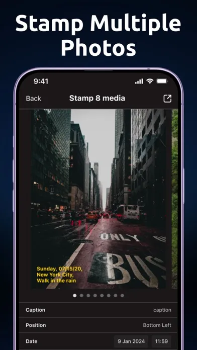Zrzuty ekranu Timestamp - Camera Stamper