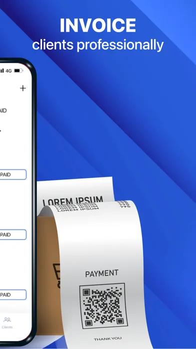Captures d'écran de The Invoice Maker app