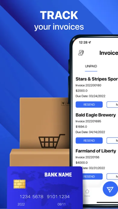 Captures d'écran de The Invoice Maker app