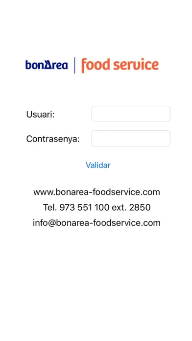bonÀrea food service سکرین شاٹس