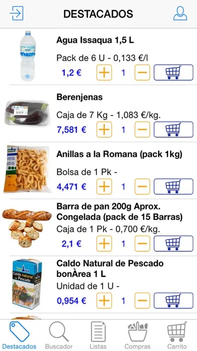 bonÀrea food service سکرین شاٹس