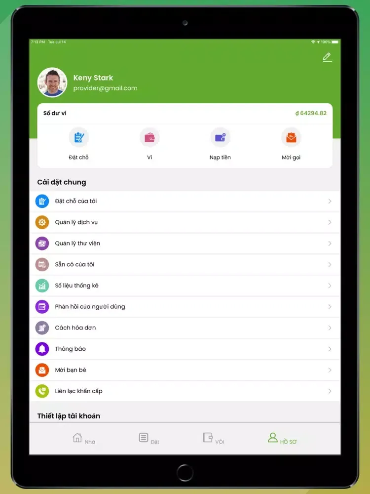 ภาพหน้าจอของ Bon Pro iPad 