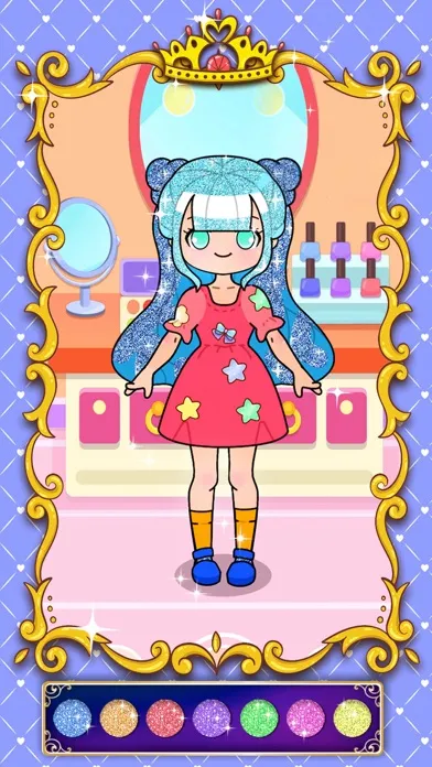 Captures d'écran de Princess coloring book drawing