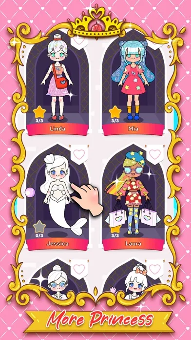 Captures d'écran de Princess coloring book drawing