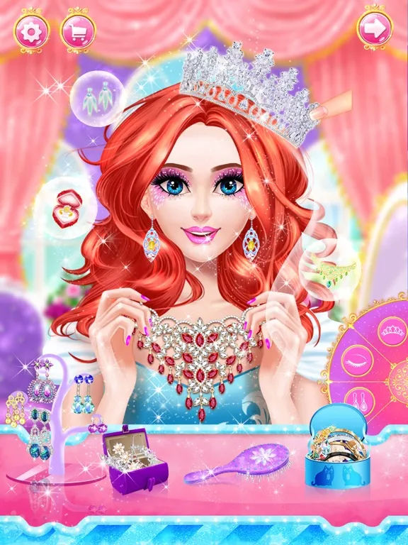 Princess dress up fashion game iPad  स्क्रीनशॉट