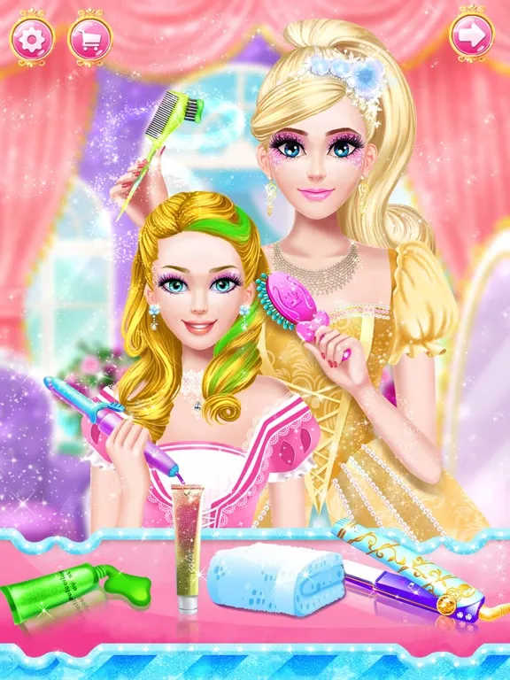 Princess dress up fashion game iPad  स्क्रीनशॉट