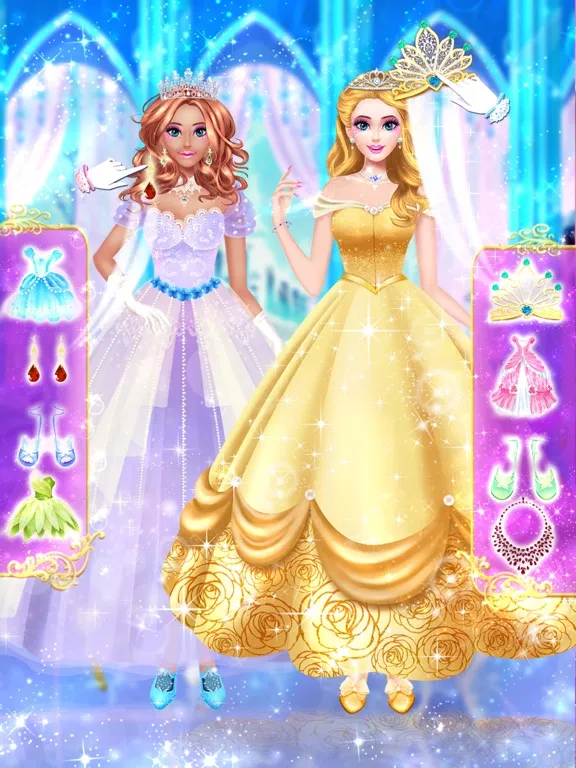 Princess dress up fashion game iPad  स्क्रीनशॉट