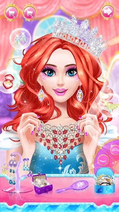 Princess dress up fashion game स्क्रीनशॉट