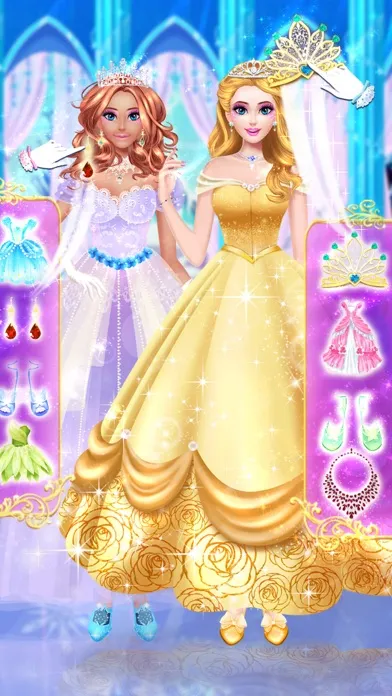 Princess dress up fashion game स्क्रीनशॉट