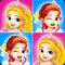 Princess matching pairs games for girls