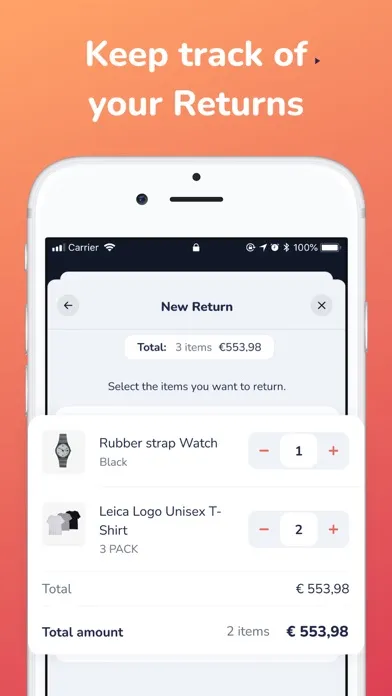 Ảnh chụp màn hình của Bon: Shop, Track and Discover