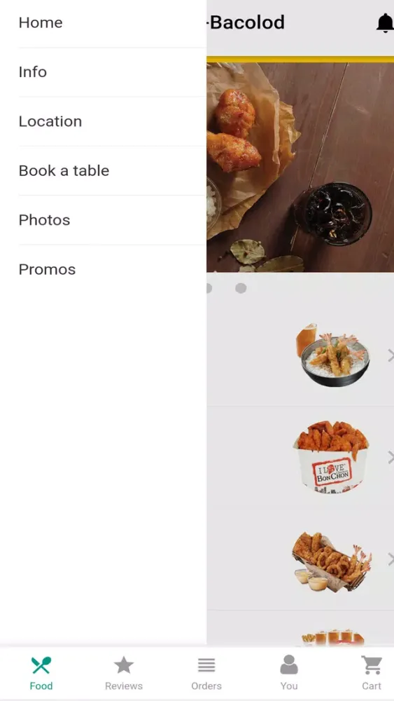 Zrzuty ekranu BonChon Bacolod