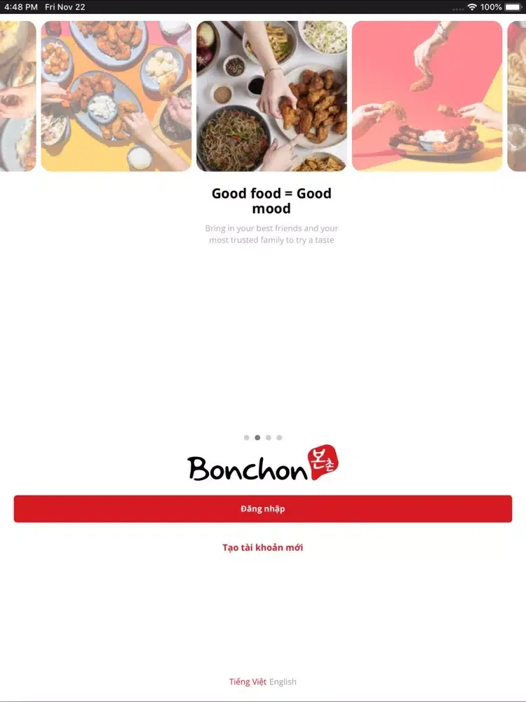 Bonchon VN iPad 應用截圖