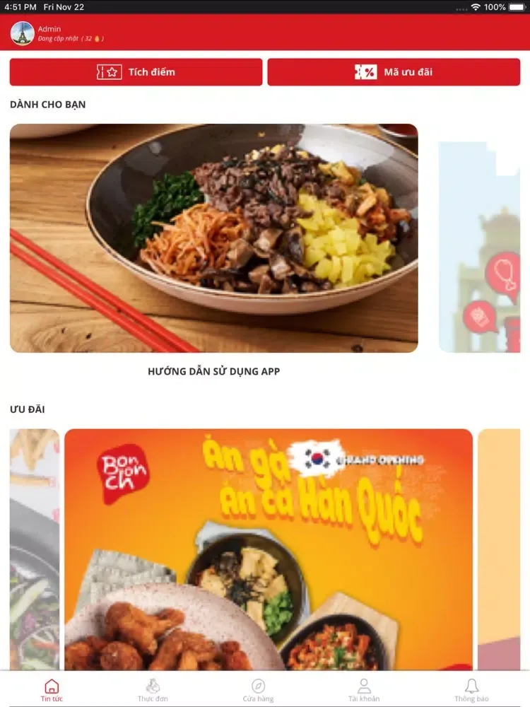 Bonchon VN iPad 應用截圖