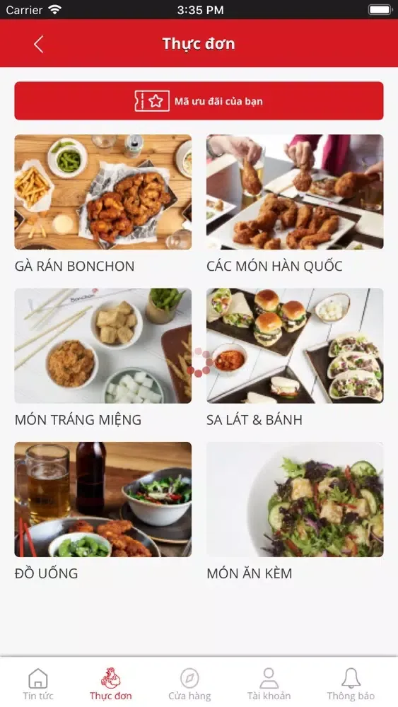 Bonchon VN應用截圖