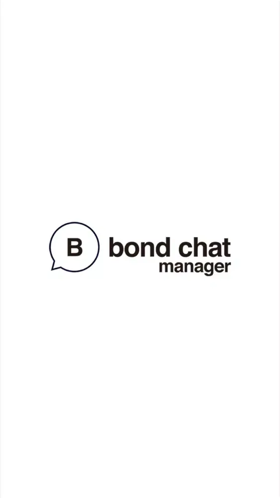 Capturas de tela do bond chat manager