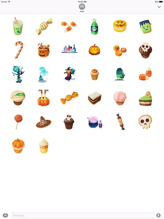 Ảnh chụp màn hình của Hipster Halloween iPad 