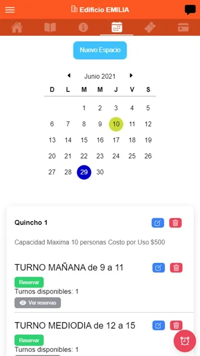 Tangkapan layar Administración Boné