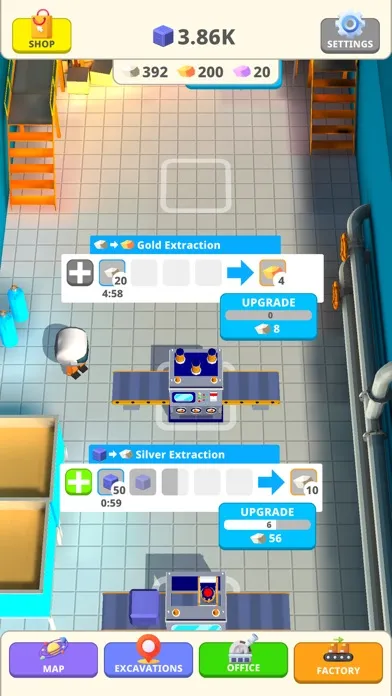 Ảnh chụp màn hình của Idle Space: Upgrade Games