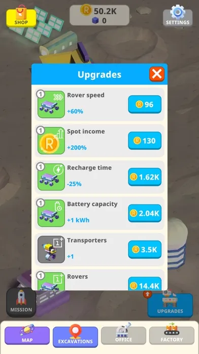 Ảnh chụp màn hình của Idle Space: Upgrade Games