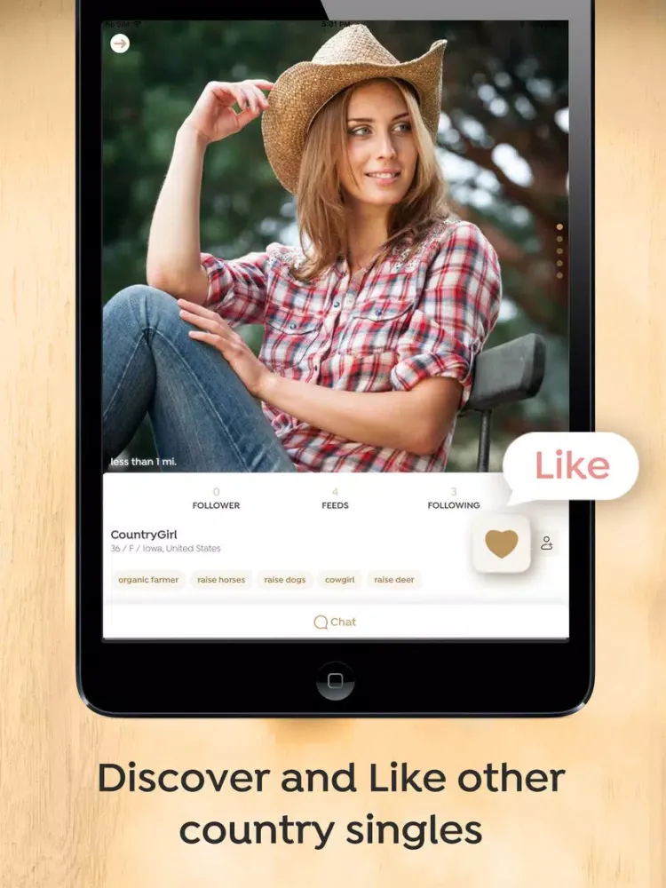 Zrzuty ekranu Farmers Dating App at Bonfire iPad 