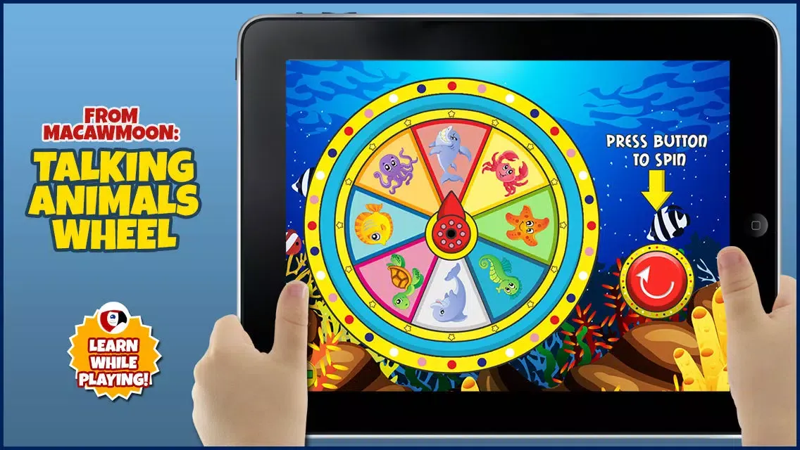 Скриншоты Talking Animals Wheel: Listen and Learn Words for Kids - Alphabet for Preschool - Macaw Moon