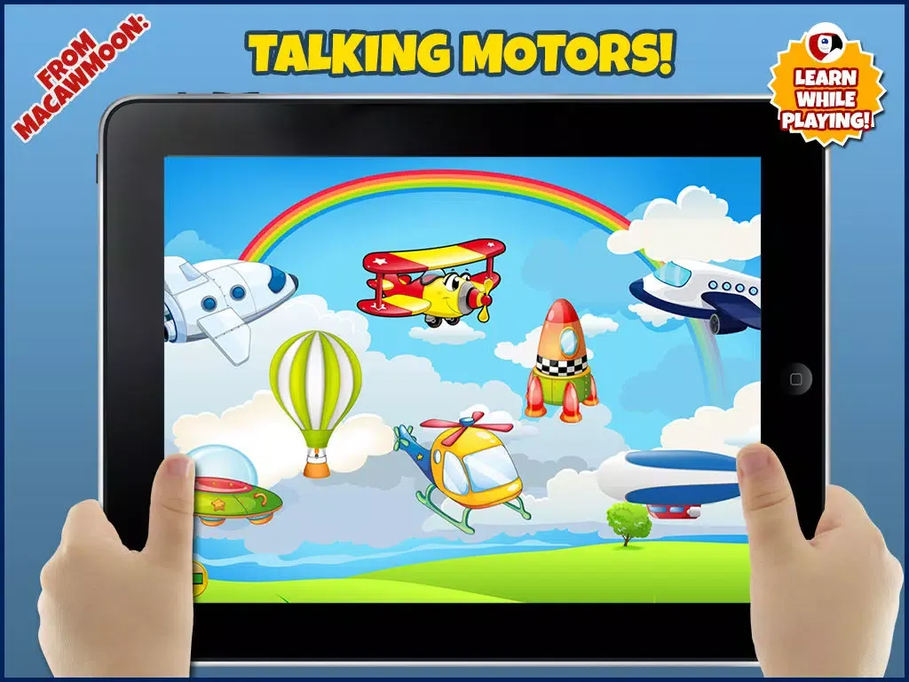 Скриншоты First Word Motors: Alphabet letters abc - Macaw Moon iPad 