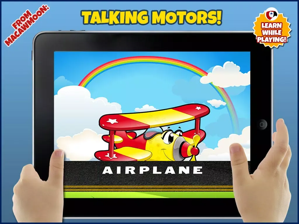 Скриншоты First Word Motors: Alphabet letters abc - Macaw Moon iPad 