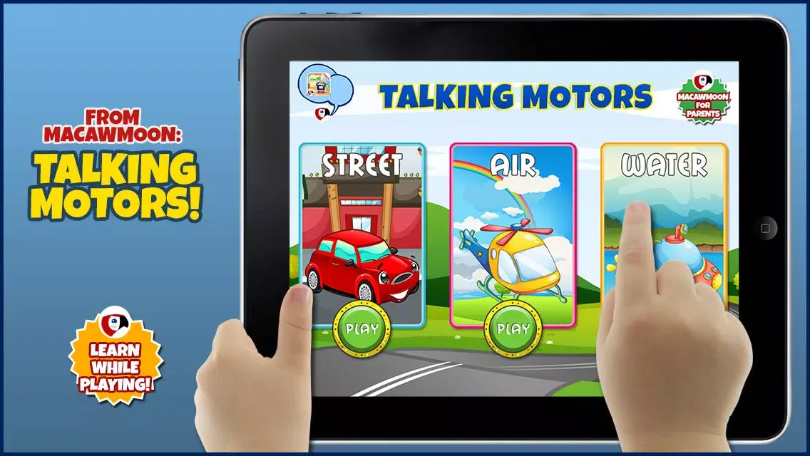 Скриншоты First Word Motors: Alphabet letters abc - Macaw Moon