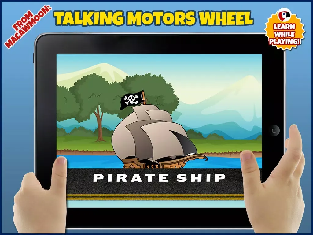 TalKing Motors Wheel: Preschool and Kindergarten Learning Puzzle Games with sound and interaction for Toddler kids Explorers - Macaw Moon iPad  سکرین شاٹس