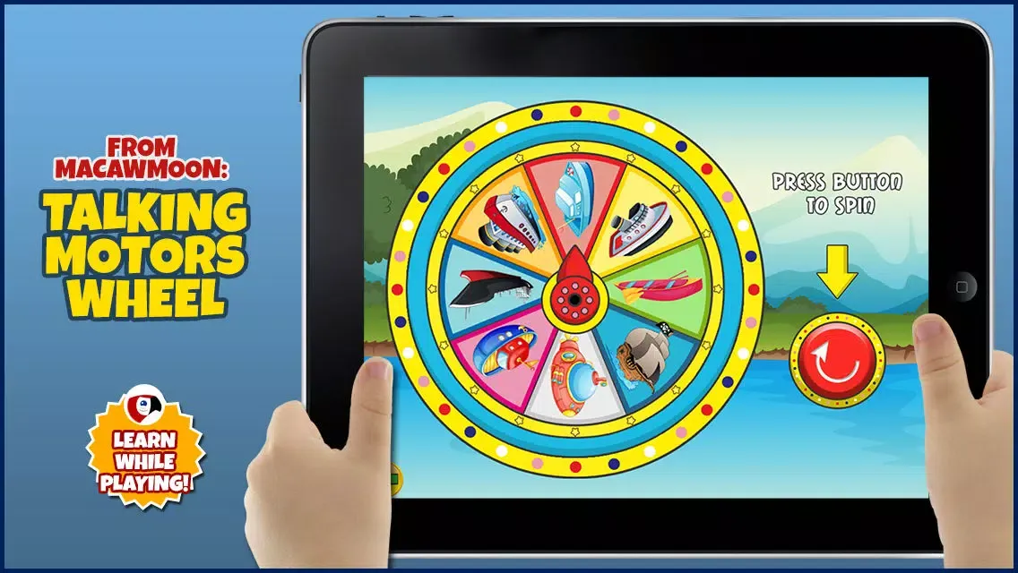 TalKing Motors Wheel: Preschool and Kindergarten Learning Puzzle Games with sound and interaction for Toddler kids Explorers - Macaw Moon سکرین شاٹس